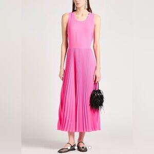 Elegant Pink Sleeveless Dress